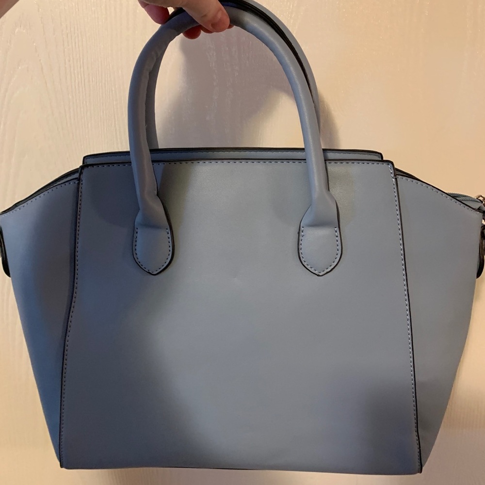 Blue handbag